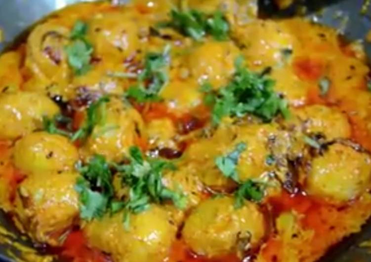 Steps to Make Perfect Mughlai potatoes