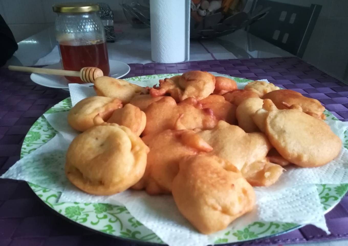 Tortillas de Carnaval de plátano (Thermomix)