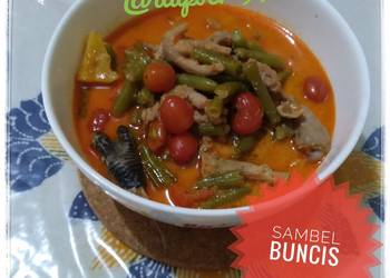 Resep Mudah 155. SAMBEL BUNCIS Nikmat Lezat