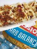 Low Carb (Keto-Friendly) Copycat Thin Crust Bacon Pizza