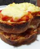 Sándwich gratinado a mi manera🤔🥪🧀