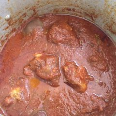 A picture of Goat Meat Stew.
