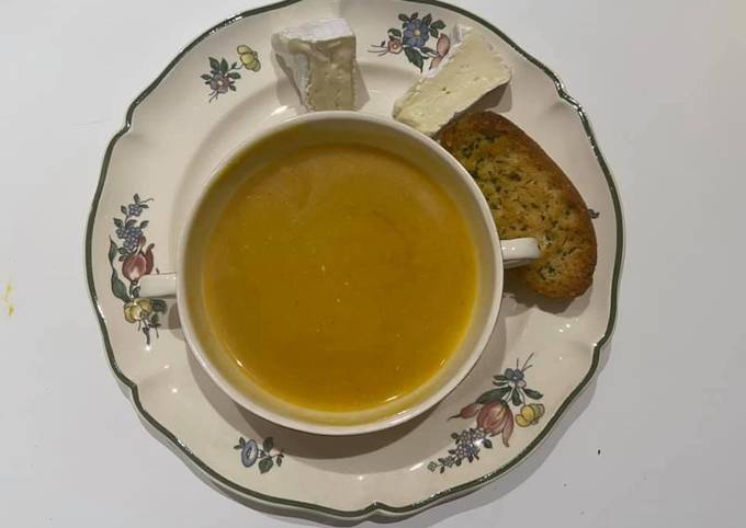 Soupe potimarron et pommes de terre