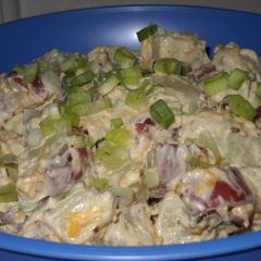 A picture of Cheddar and Bacon Potato Salad.