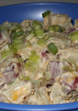 A picture of Cheddar and Bacon Potato Salad.