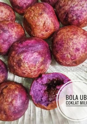 Foto resep Bola Ubi Coklat Milo
