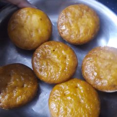 Mango cup cake without oven A picture of Mango cup cake without oven.