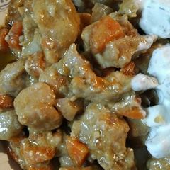 A picture of Peanut butter Pork.