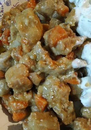 A picture of Peanut butter Pork.