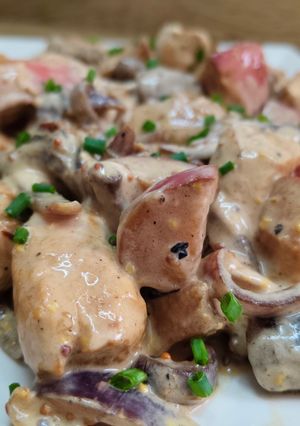 Una foto de Ensalada de Pavo y Manzana