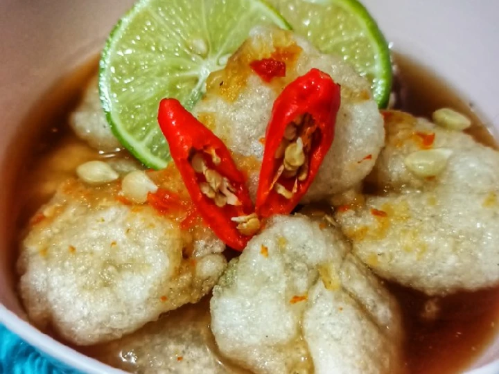 Cara Gampang Membuat Resep 77. Cireng Kuah / Cireng Banyur (Takaran Sendok) yang Menggugah Selera Anti Ribet, Mantap