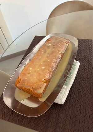 Una foto de Budín de naranja