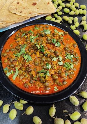 A picture of Hara Chana Masala हरा चना मसाला Lila chana nu shake.