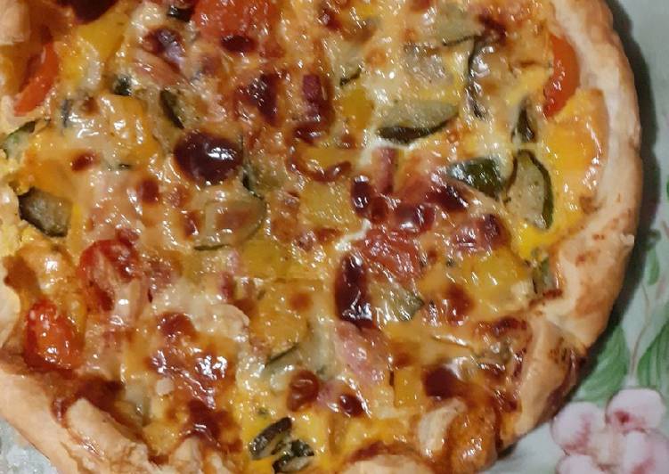 How to Make Premiato Torta salata gustosissima ai peperoni e zucchine e altro! 😜😜😋