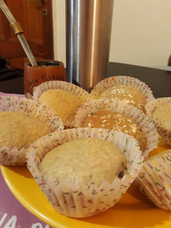 Una foto de Muffins veggies con avena y coco🤩