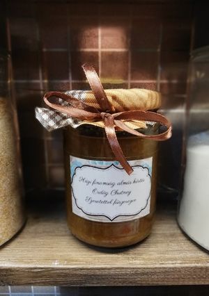 Almás körtés ördög chutney (csátni) recept fotója