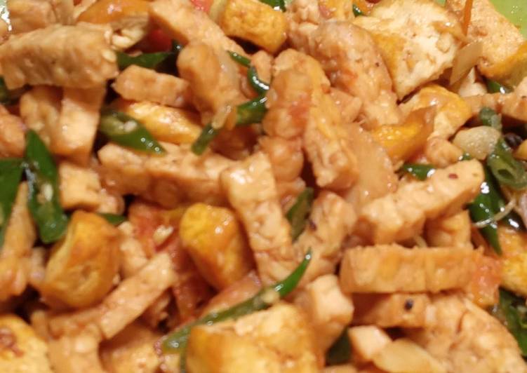 Orek tahu tempe