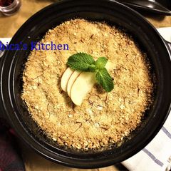 A picture of #Ramadan Special - Apple Crumble with an Indian Flavour - Fusion Style.