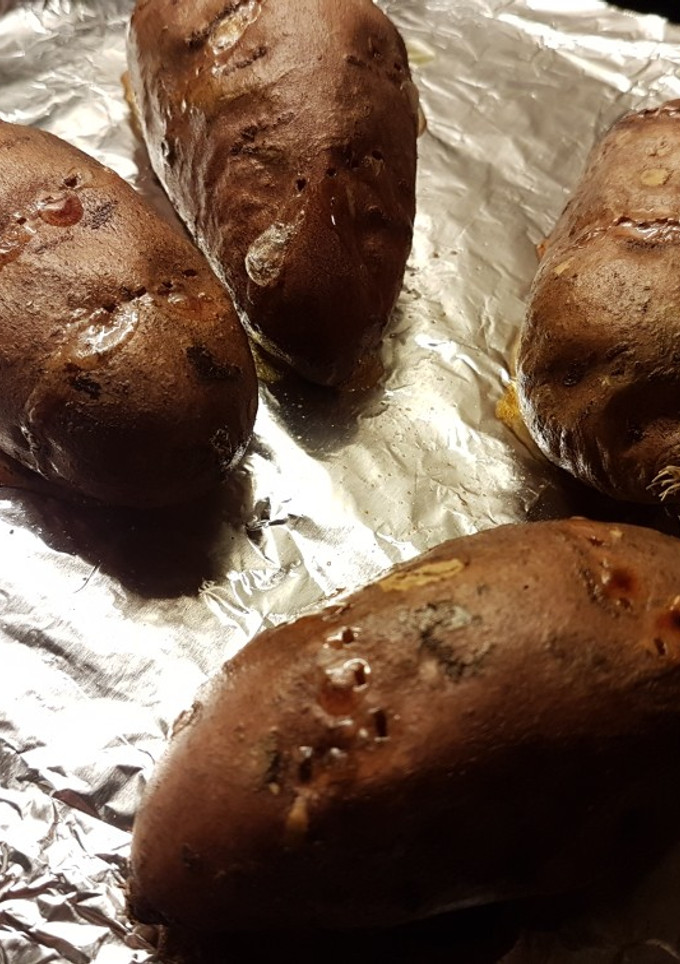 Una foto de Batatas Horneadas
