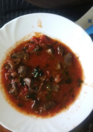 A picture of Liver stew#festivecontestkakamega#authormarathon#.