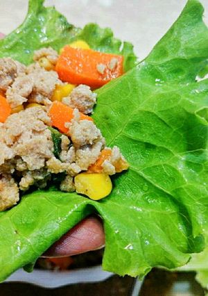 台式豬肉生菜包 的食譜成品照片