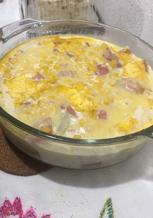 Una foto de Souflé de papa 🥔🌽🧈