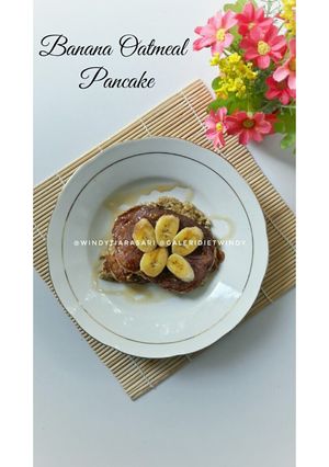 Foto resep Banana Oatmeal Pancake (3bahan, cocok utk diet) #GaleriDietWindy