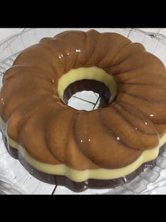Foto resep Puding marie regal 3 lapis