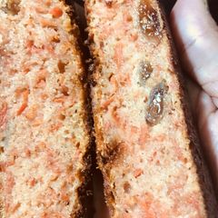 Sugar free Wholewheat eggless carrot cake A picture of Sugar free Wholewheat eggless carrot cake.
