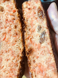 A picture of Sugar free Wholewheat eggless carrot cake.
