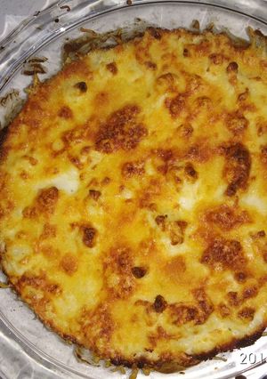 A picture of Cauliflower cheese.