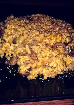 Una foto de Risotto al funghi (de setas)