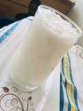Coconut icecream milkshake