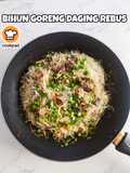 Bihun Goreng Daging Rebus