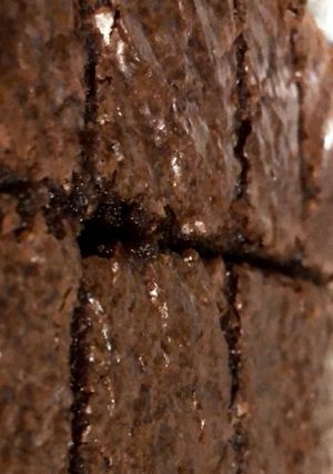 Una foto de Brownies con café