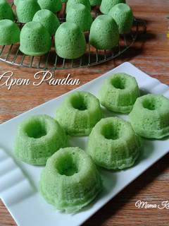Foto resep Apem Pandan Tepung Terigu Ekonomis