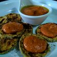 BERENJENAS y Calabacines Rebozados con Salmorejo...!