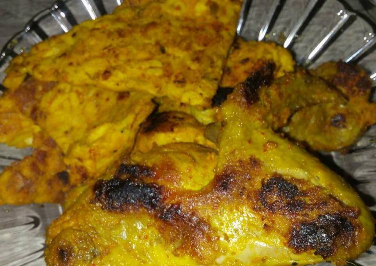 Resep Ayam Bakar bumbu #minang, Lezat