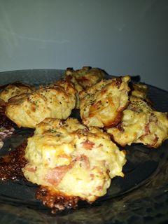 Una foto de Pancitos rellenos de jamón y queso