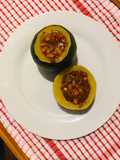 Gem squash and baked beans