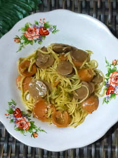 Foto resep Spaghetti cabe ijo