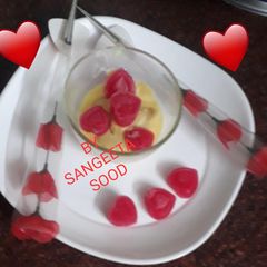 Jelly Heart bread pudding Heart A picture of Jelly Heart bread pudding Heart.