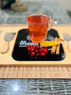 عکسی از دستور چای ذغال اخته