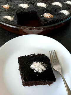 عکسی از دستور کیک شکلاتی