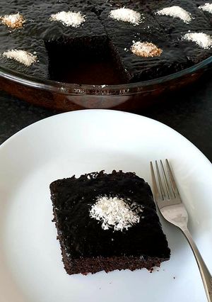 عکسی از دستور کیک شکلاتی