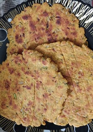 A picture of Sattu paratha.