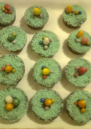 Tojásfészek muffin recept fotója