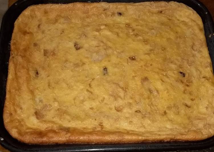 Fainá licuado de queso y curry