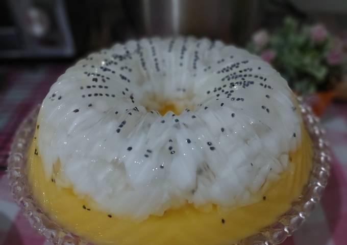 Resep Puding Kelapa Jeruk Oleh Wietari Cookpad