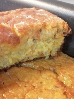 Una foto de Torta de mandarina y zanahoria, muy fácil